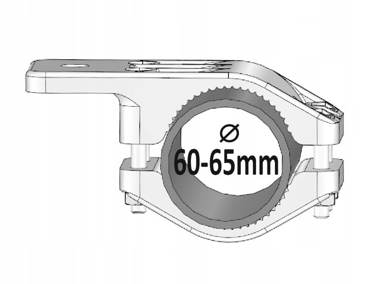 фото №3, Тримачі do лампи led na труба трубопровід 60-65mm