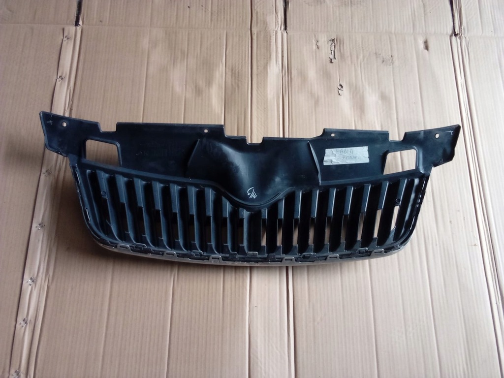 фото №9, Skoda fabia ii lift roomster решётка радиатора решётка радиатора радиатора оригинальная