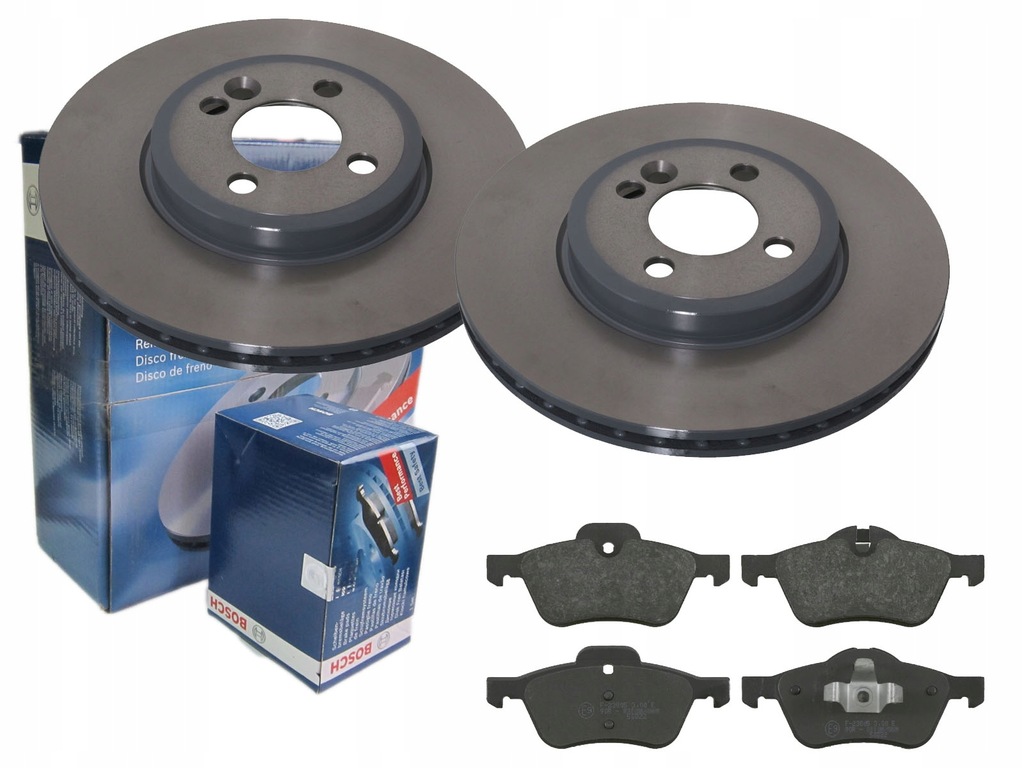 фото №1, Тормозные диски тормозные колодки bosch перед mini r50 r53 294mm