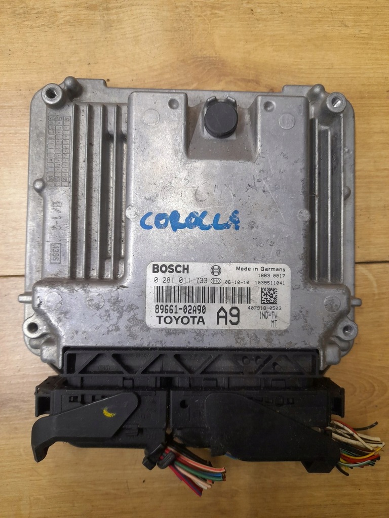 фото №1, Блок управления бортовой компьютер двигателя toyota corolla