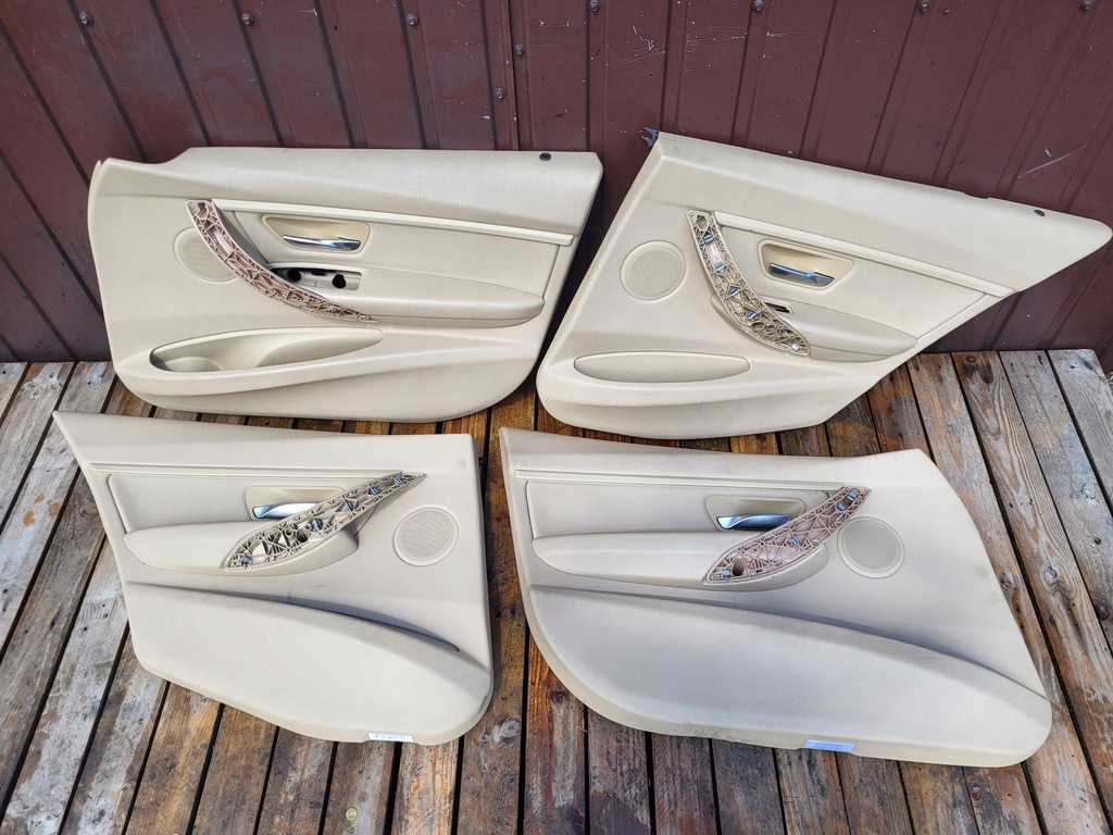 фото №13, Bmw f30 sedan сиденья заднее сиденье кожа обшивки