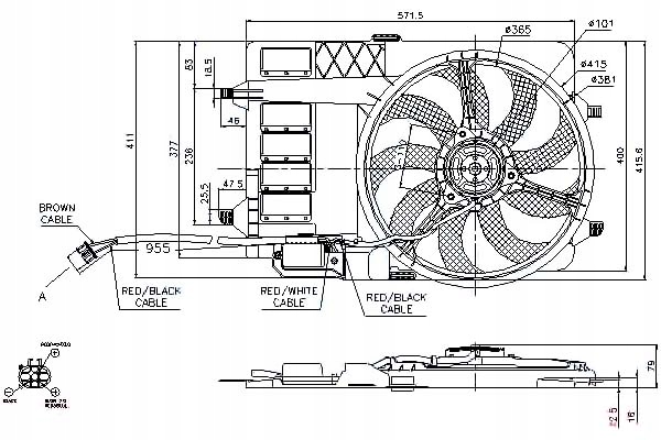 Купити Nissens вентилятор радіатора mini mini one r50. r