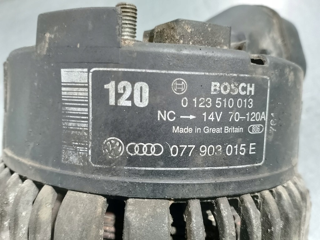 фото №10, Генератор audi a8 d2 077903015e 0123510013 4.2