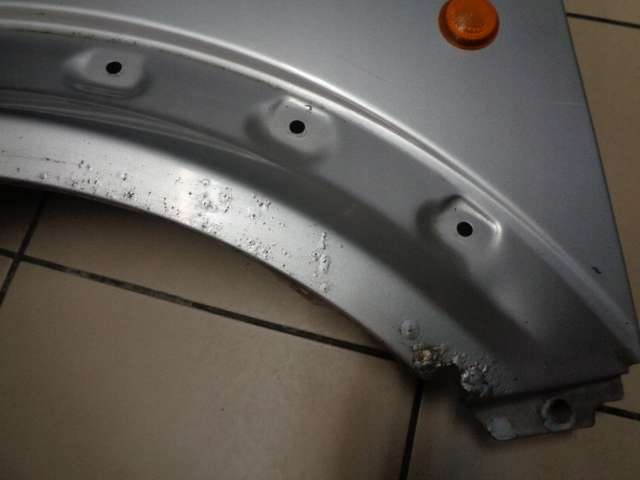 фото №7, Крыло левый перед ford tourneo connect 03-06 серебристый