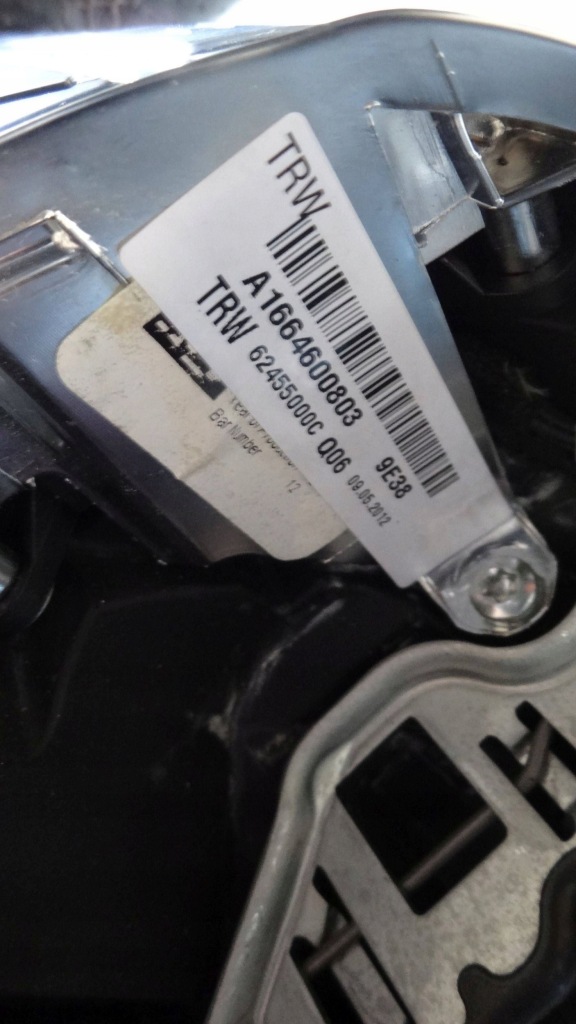 фото №9, Воздуховод mercedes w166 ml лепестки переключения ładna