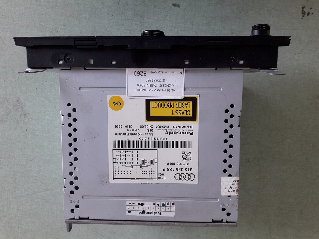 фото №7, Audi a4 b8 a5 8t радіо concert чейнджер