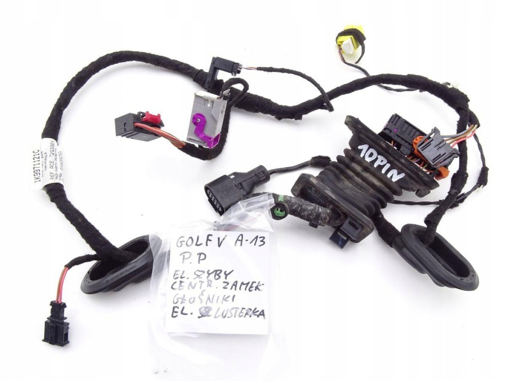 фото №1, Vw golf vi 09-13 джгут двері правий перед kombi