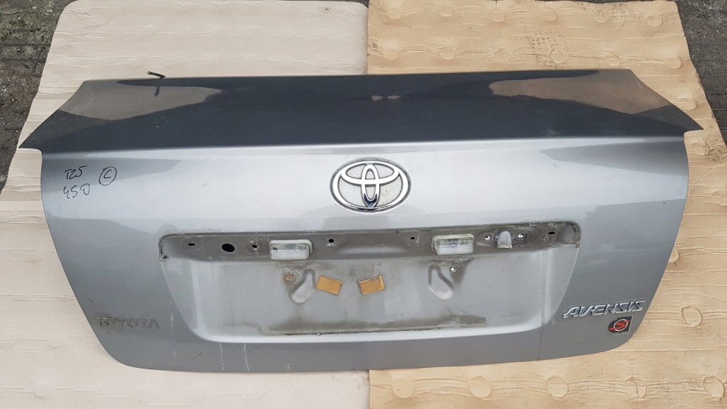 фото №1, Toyota avensis t25 03-08 sedan крышка багажника 4s0
