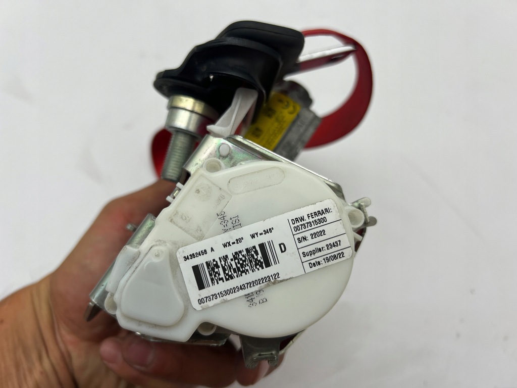 фото №5, Ferrari sf90 stradale spider pas безпеки правий оригінал червоний n