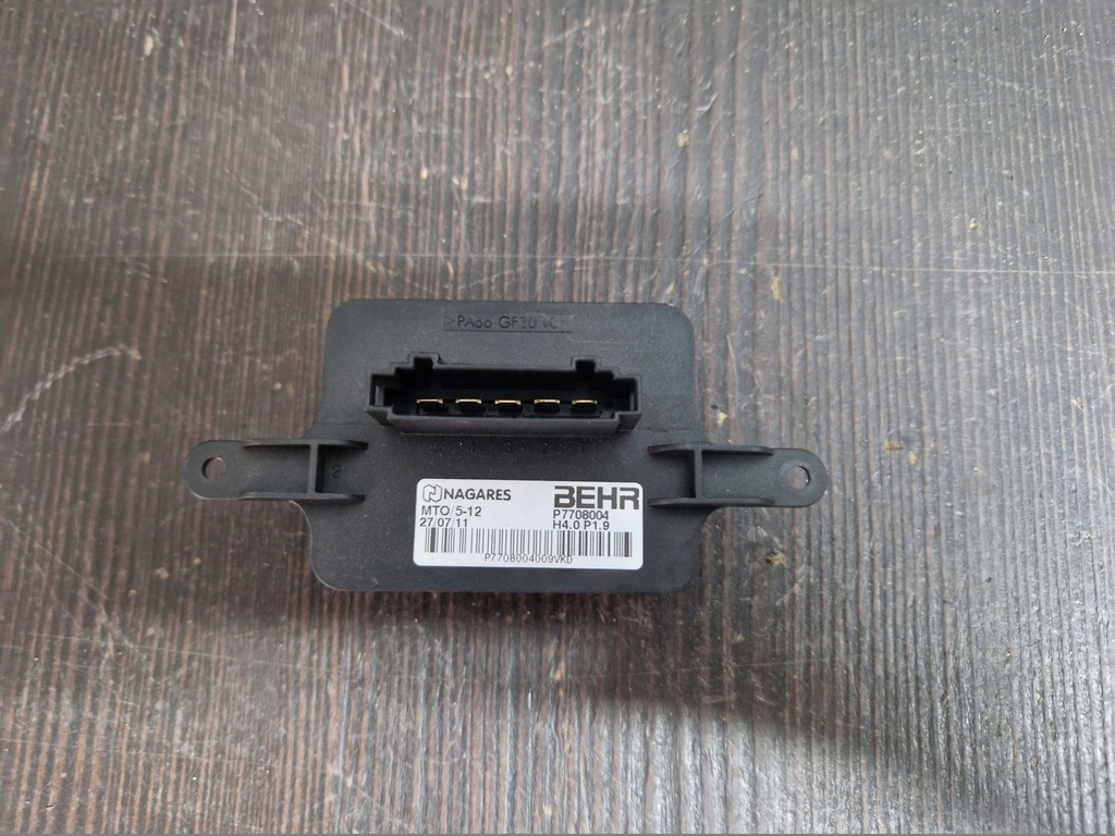 фото №1, Резистор модуль вентилятор вентилятора citroen ds5