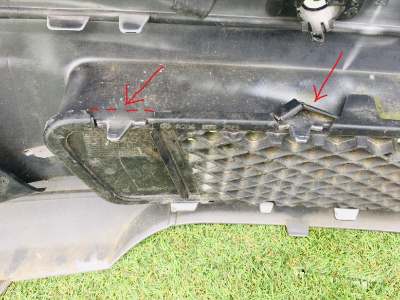 Mercedes c-klasa w2048850025 avantgarde бампер передний перед Киев