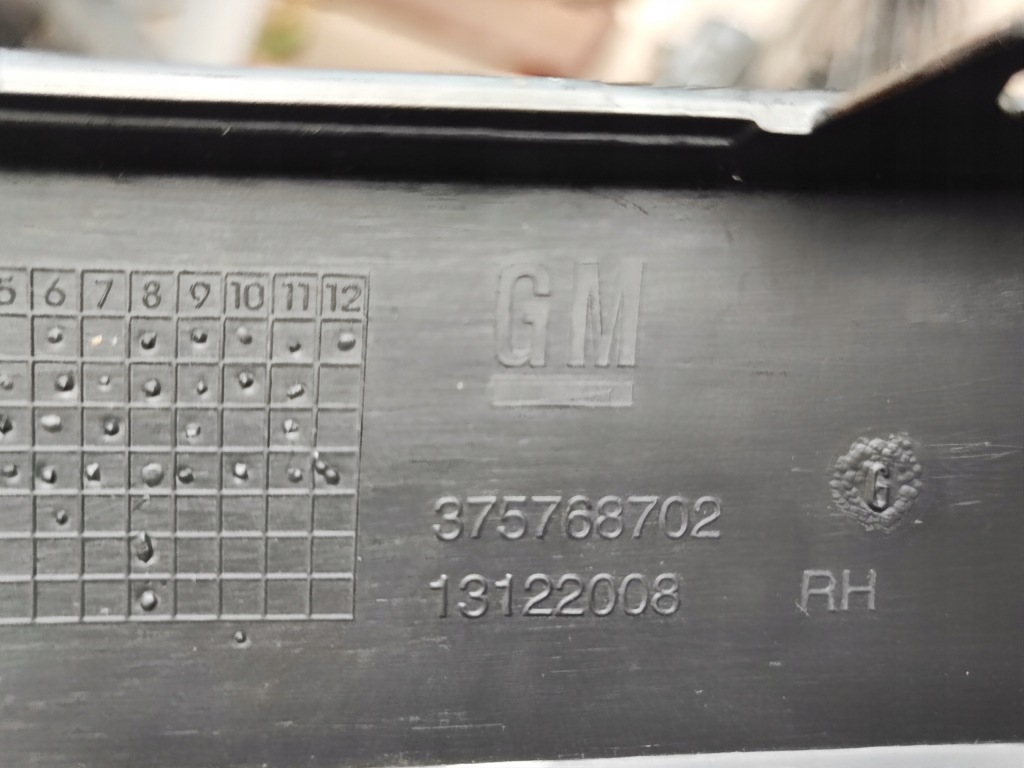 фото №7, Молдинг бампера левый задняя opel astra h iii hb 375768702