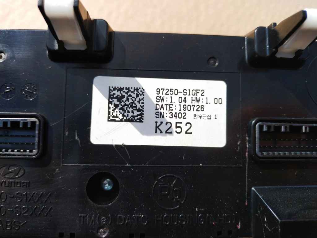 фото №6, Hyundai santa fe iv панель кондиционера 97250-s1gf2