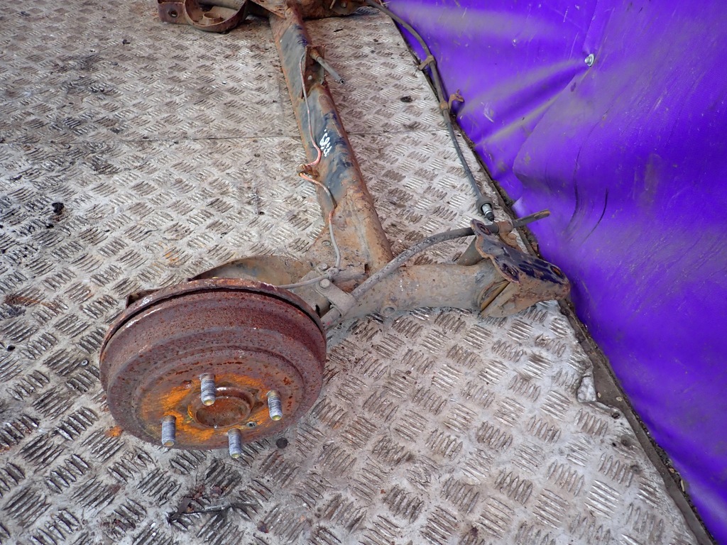 фото №5, Hyundai getz 02-11 oś задня балка задня