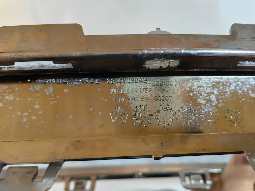 фото №9, Jeep cherokee kl - хром бампера перед polecam