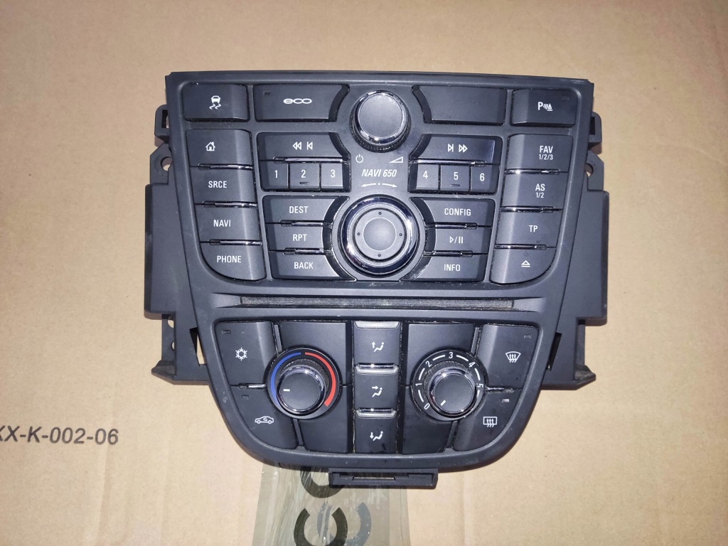 Купити Блок керування панель радіо обдув opel astra j iv 13406665 13435154
