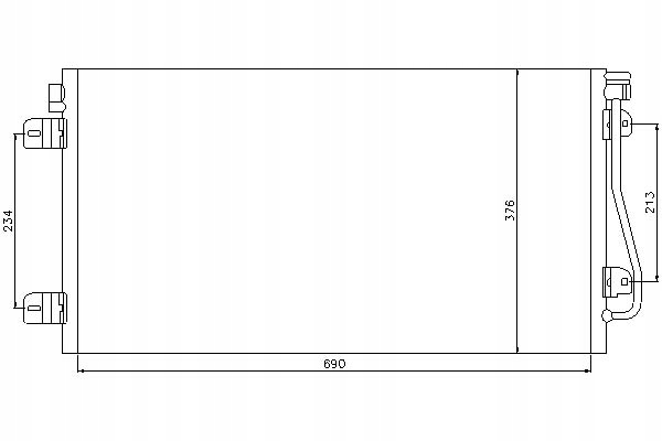 фото №1, Nissens конденсатор кондиционера nissan interstar dc