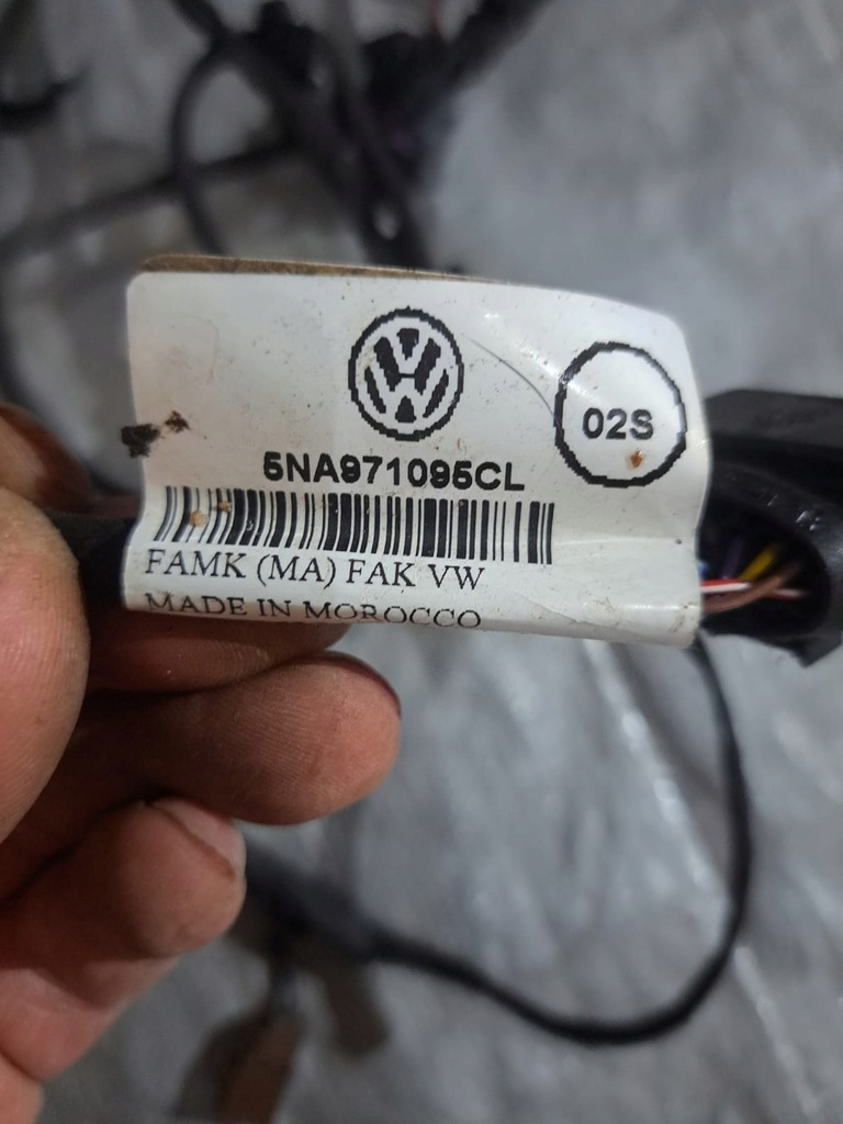 фото №10, Vw tiguan 2 5na971095cl электропроводка pdc