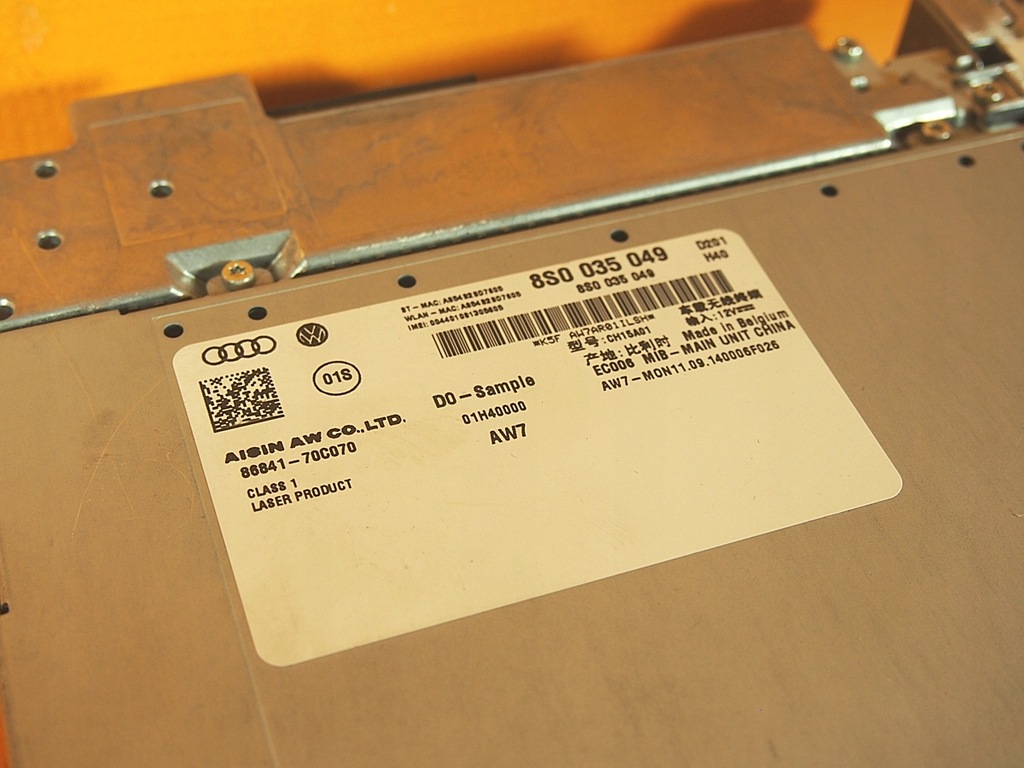 фото №8, Audi tt 8s блок mmi навигация sim 2x sd 8s0035049