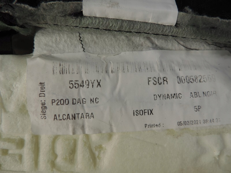 фото №8, Обивка сиденье nowe opel corsa f alcantara