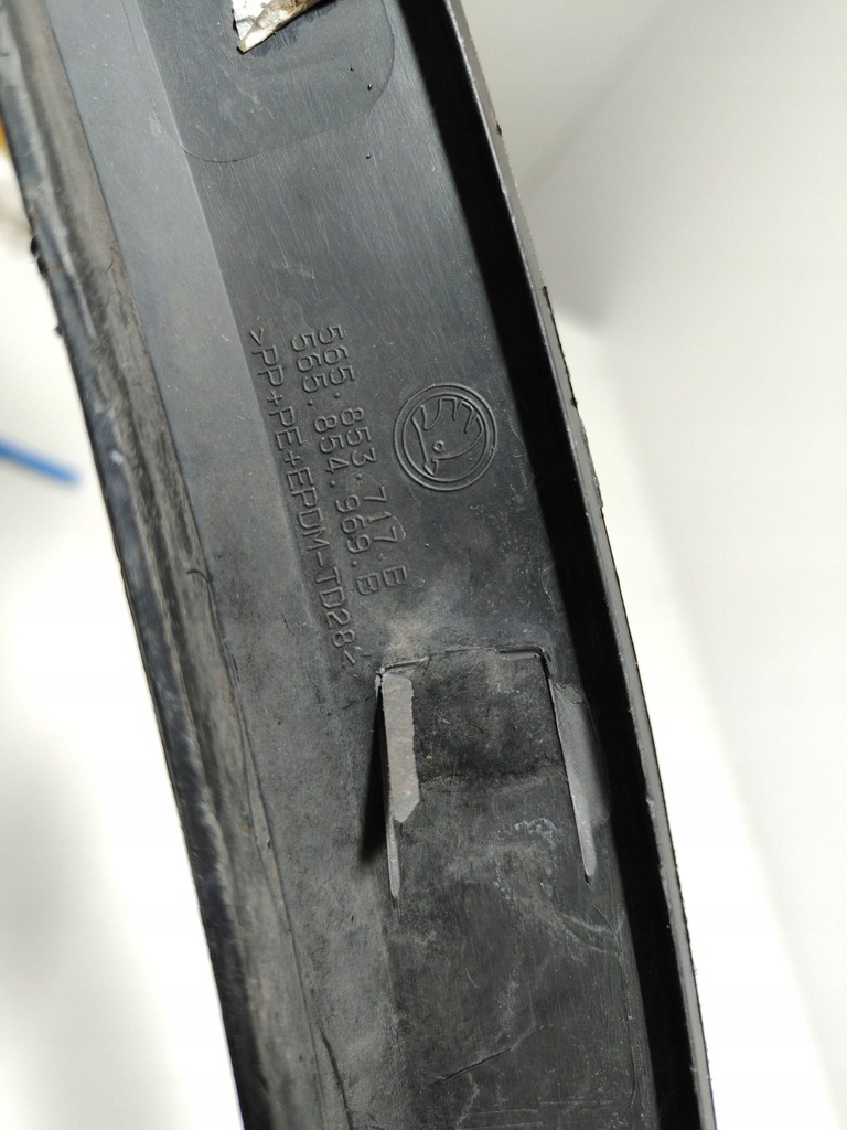 фото №14, Skoda kodiaq ліва молдинг крила перед 2016r- !