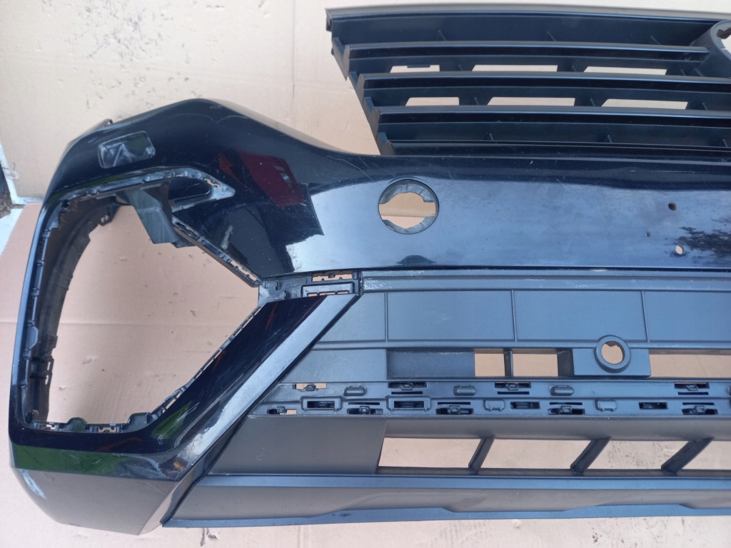 фото №5, Vw touareg iii r-line бампер передний решётка радиатора oryg!