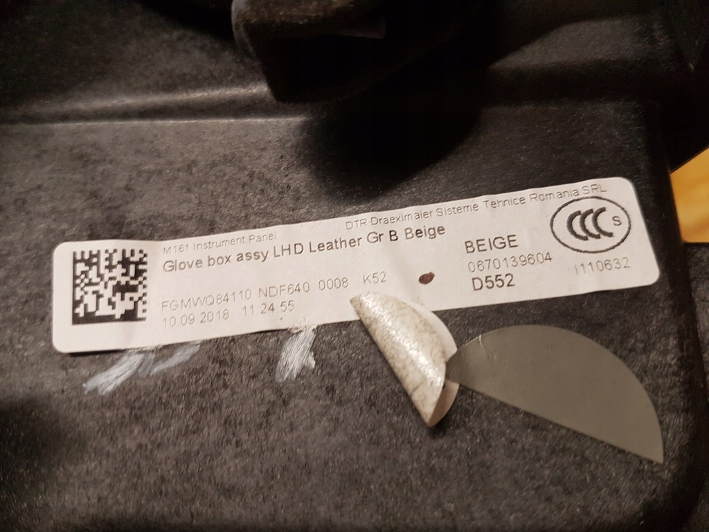 фото №8, Бардачок пассажира maserati levante 670043149