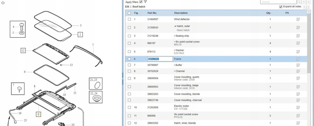 фото №7, Volvo s60 2017 люк