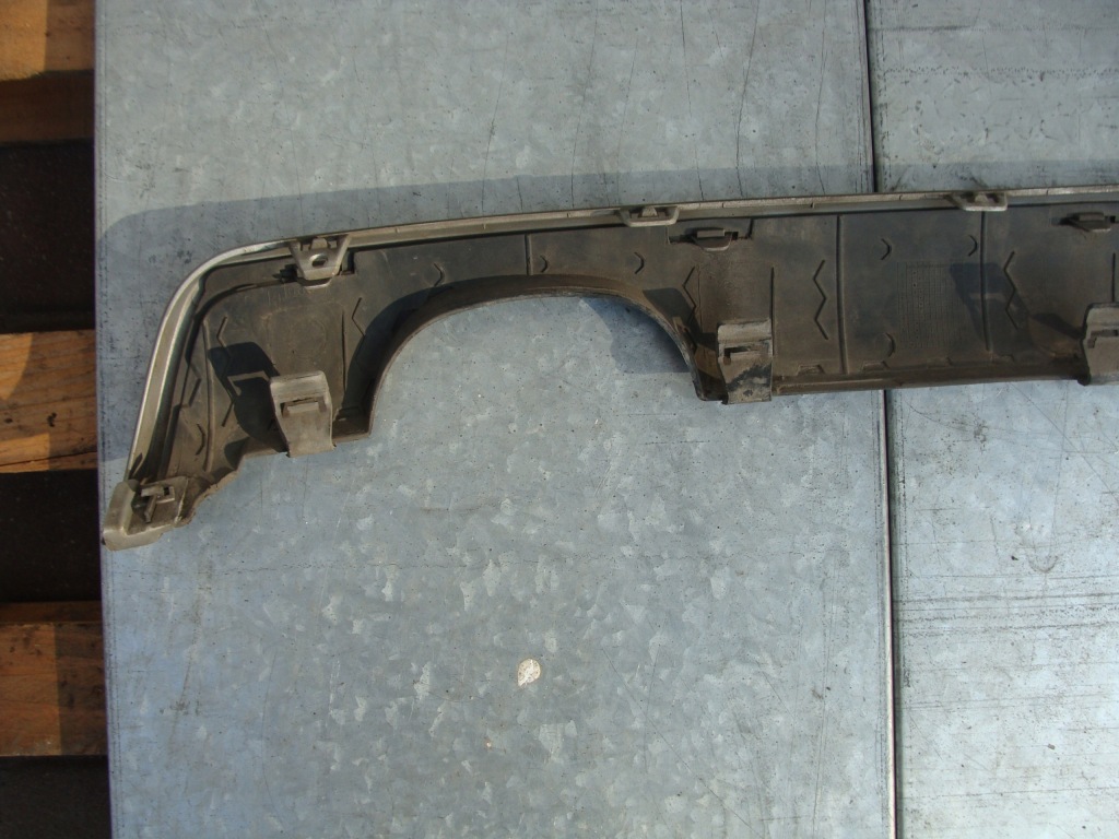 фото №10, Накладка спойлер бампера задняя задний peugeot 1007