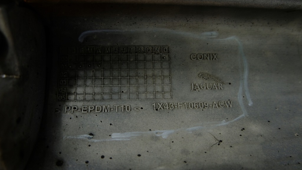 Jaguar x-type молдинг накладка порог левая 1x43-f10609-acw с Разборки