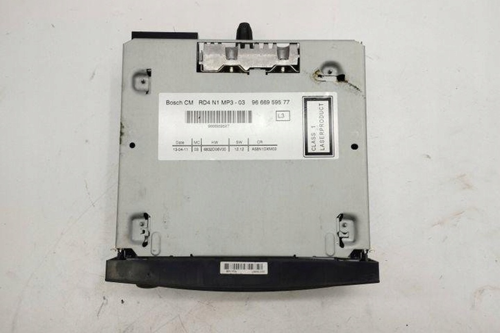 фото №8, Радио с навигация peugeot 5008 9666959577 1.6l дизель 82kw 2011