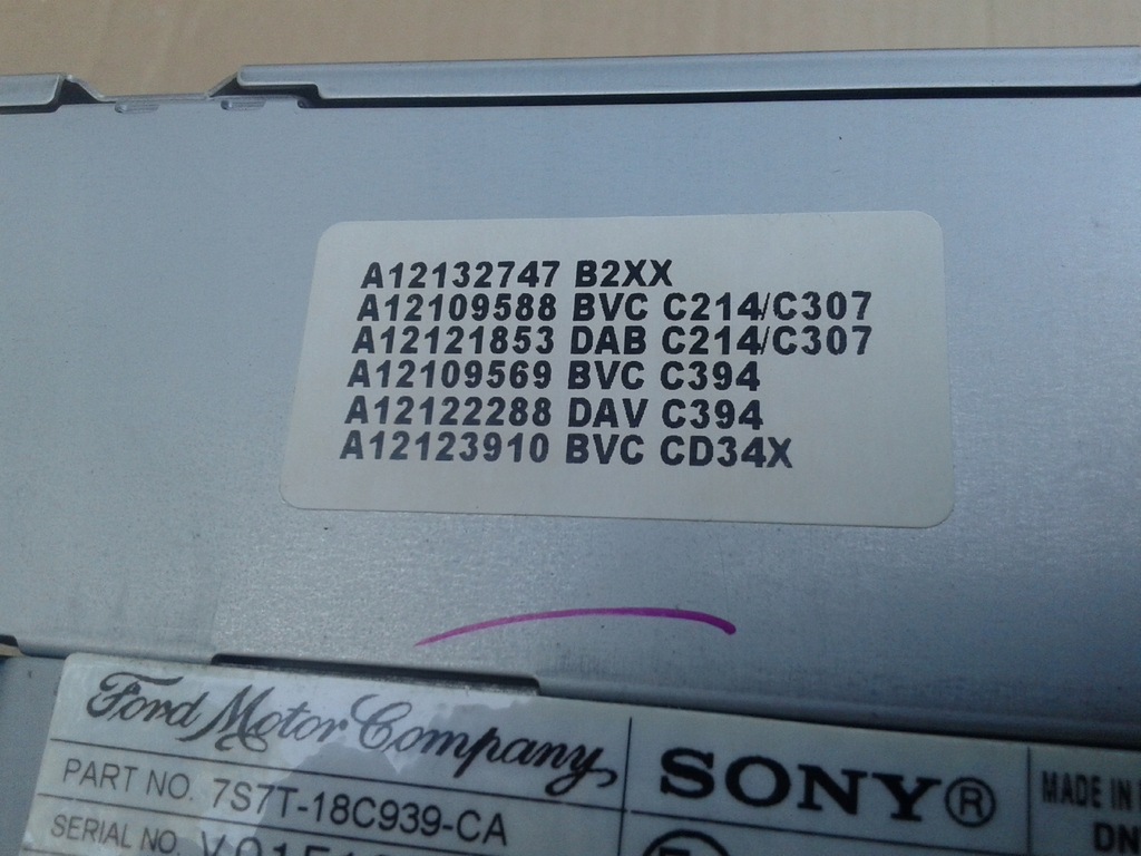 фото №9, Радіо cd mp3 ford mondeo 4 iv mk4 i інше modele 7s7t-18c939-ca v015187