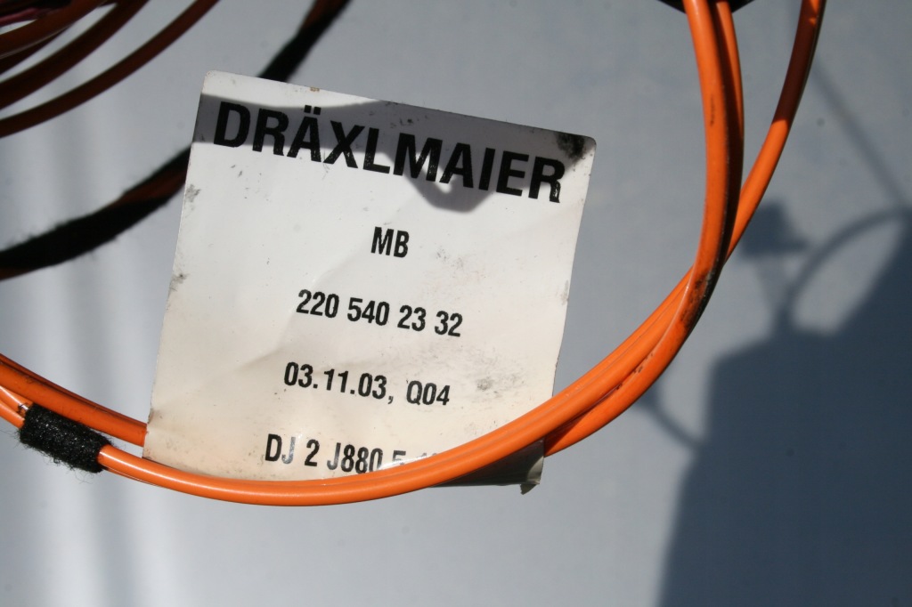 Mercedes w220 рестайлинг  волоконно-оптический кабель жгут 7 wtyków Киев