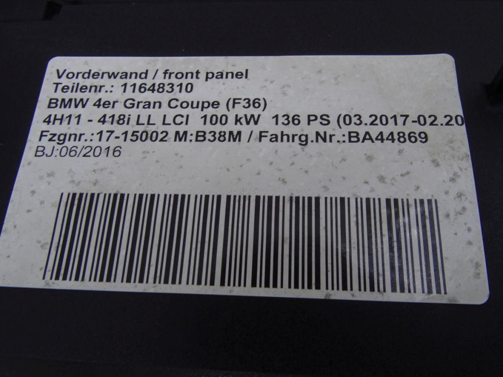 фото №15, Bmw 4 f36 418i 1.5 b38m 16-20 набор комплект радиатор вентилятор оригинал