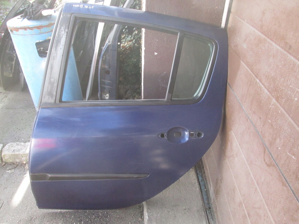 фото №1, Дверь левая задняя задние granatowe renault clio 3 iii