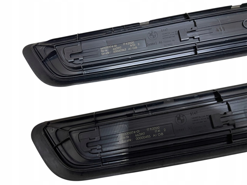 Накладка порог перед левый/правый подсвеченная led m-pakiet комплект bmw 3 g20 g21 Недорого