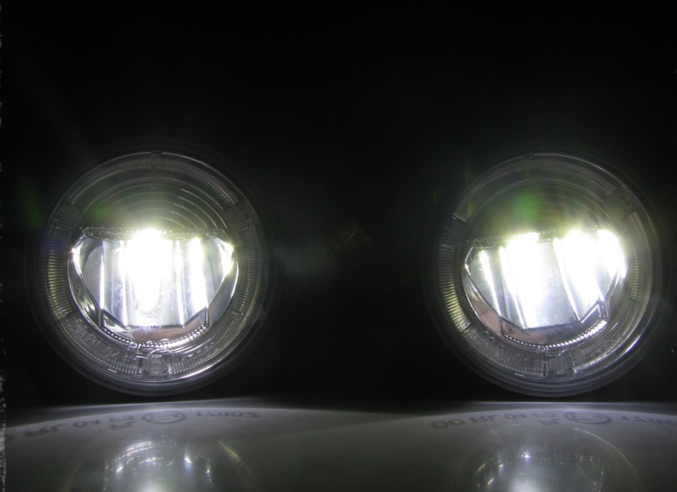 фото №11, Світло led круглі drl протитуманна фара subaru forester ii