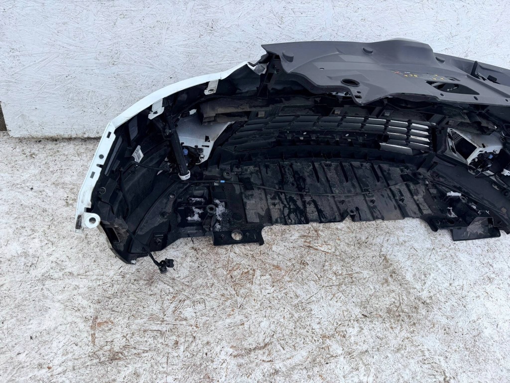 фото №10, Scenic iv бампер передній перед білий teqnc qnc 6 pdc омивачі перламутр