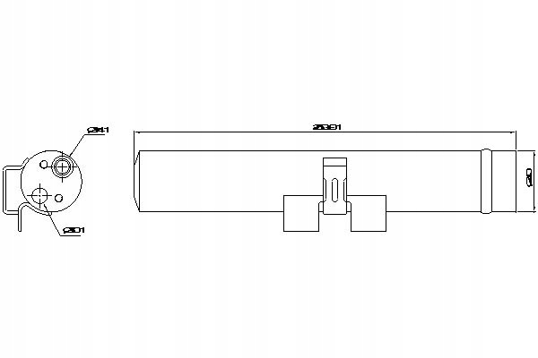 фото №2, Осушитель кондиционера renault clio iii 1.2-2.0 06.