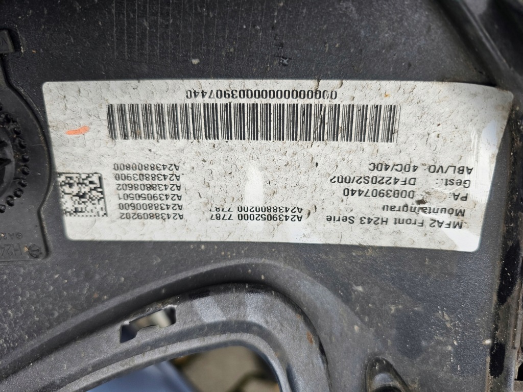 фото №12, Бампер передний перед mercedes eqa w243 21- a243 243