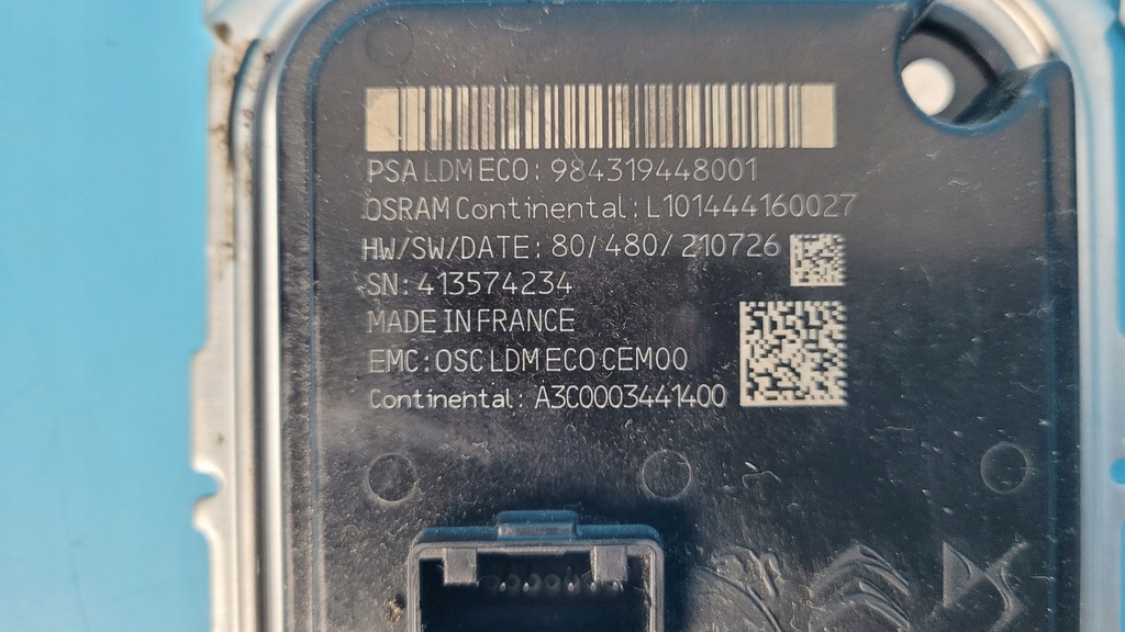 фото №13, Peugeot 308 iii p5 21r модуль перетворювач лампи 9843194480