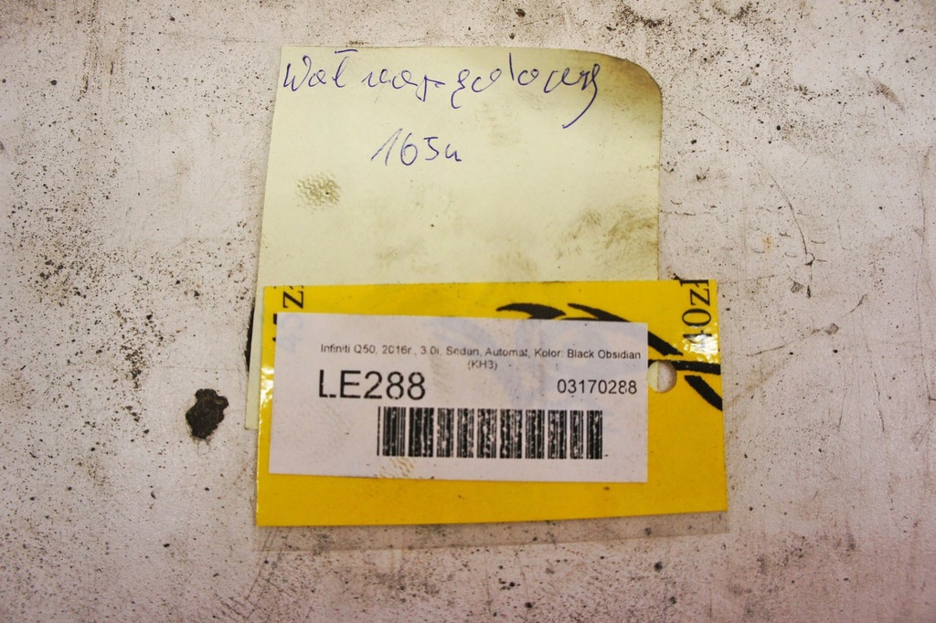 фото №5, Le288 infiniti q50 3.0i wał приводной