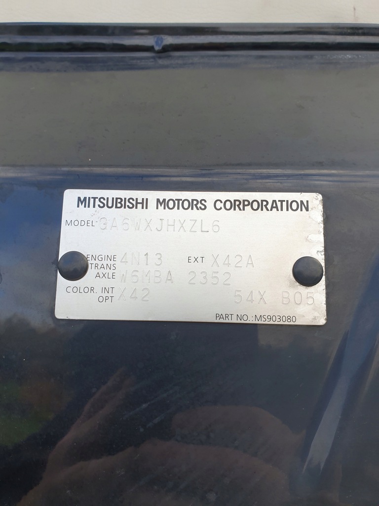 фото №13, Mitsubishi asx 10-16 капот перед крышка двигателя передняя x42