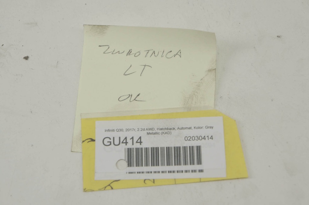 фото №6, Gu414 infiniti q30 2.2d поворотный кулак левый задняя awd