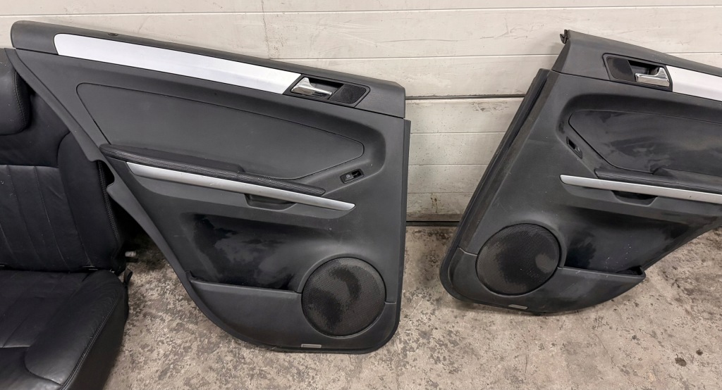 Mercedes ml w164 сидіння заднє сидіння обшивки комплект шкіра Зі Шроту