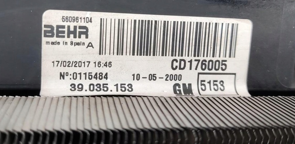 Купить Комплект радиатор вентилятор opel adam 1.4 16v 2012-2019 39035153