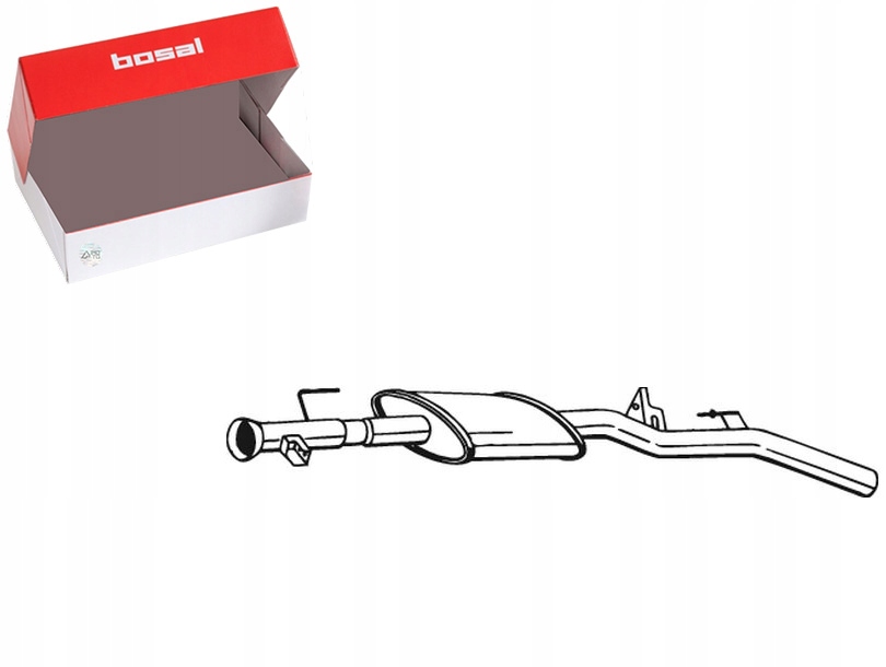 фото №1, Гасник системи випускний середній renault clio ii thalia i thalia ii