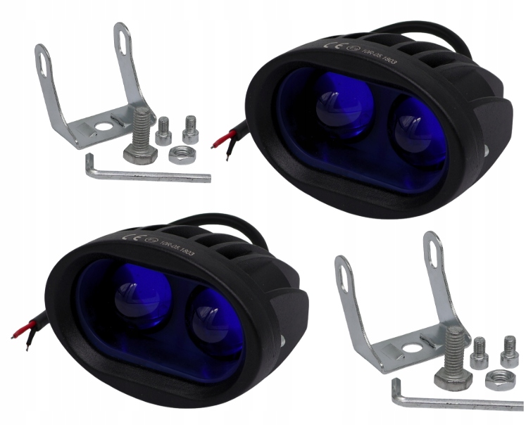 фото №1, Лампа do розпилювача led niebieska робоча 12v 24v малий 2 штуки