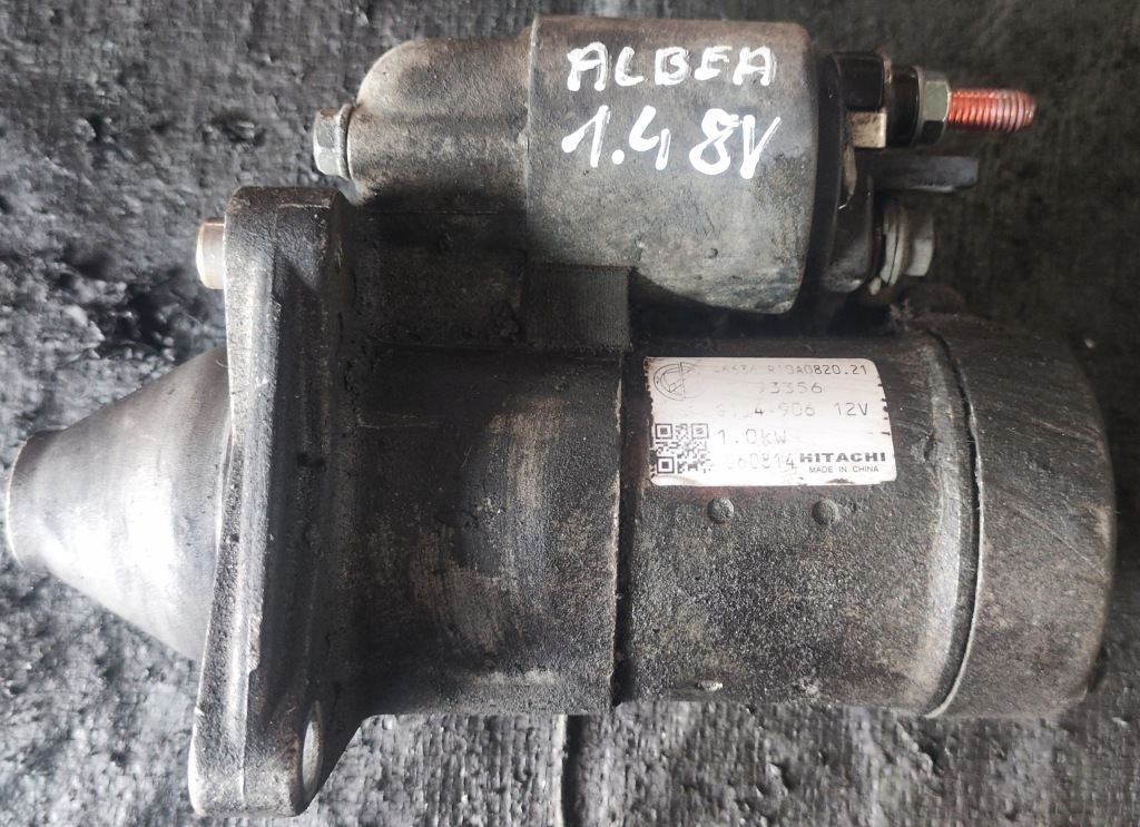 фото №1, Fiat albea 1.4 8v стартер 55193356