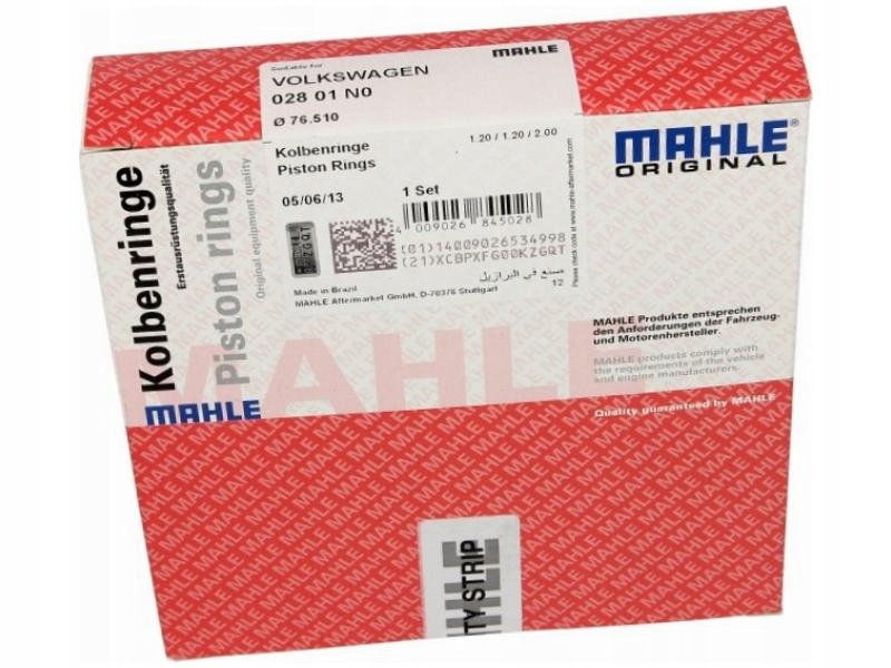 фото №1, Кільця поршневі vw scirocco iii mk3 1.4 tiguan 1.4